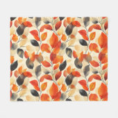 Der Herbst lässt Elegance glänzen Muster Fleecedecke (Vorderseite (Horizontal))