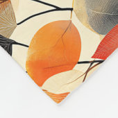 Der Herbst lässt Elegance glänzen Muster Fleecedecke (Ecke)