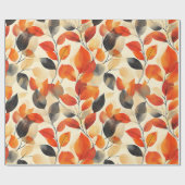 Der Herbst lässt Elegance glänzen Muster Geschenkpapier (Flach)