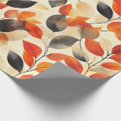Der Herbst lässt Elegance glänzen Muster Geschenkpapier (Ecke)