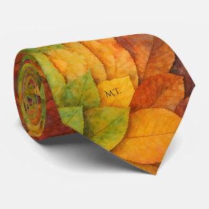 Der Herbst lässt Wasserfarbenfreunde Krawatte