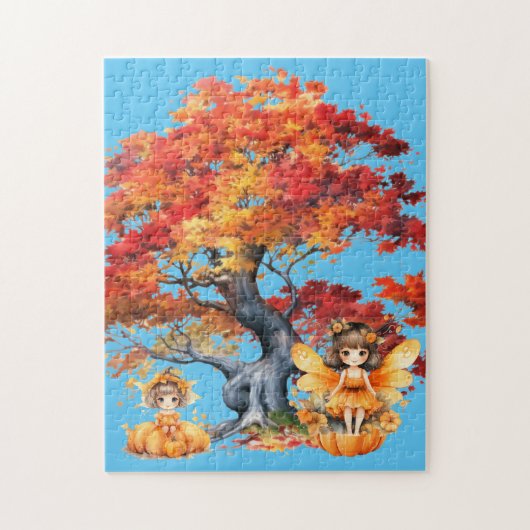 Der Herbst macht Spaß Puzzle (Vertikal)