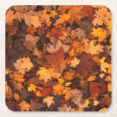 der Herbst Rechteckiger Pappuntersetzer (Vorderseite)