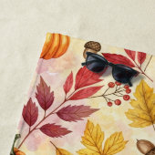 Der Herbst ruft Strandtuch (Beispiel)
