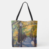 Der Herbst verlässt Bahn Tasche (Rückseite)