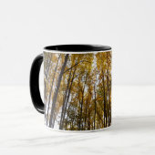 Der Herbst verlässt die Natur am Morgen Tasse (Vorderseite Links)