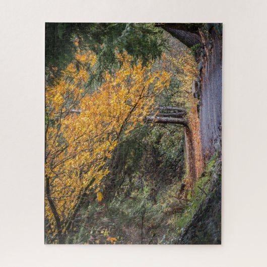 Der Herbst verlässt... Jigsaw Puzzle (Vertikal)