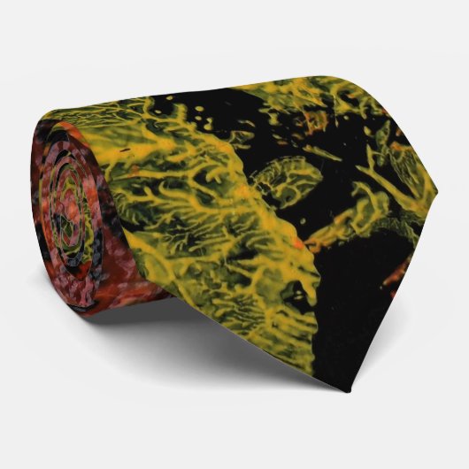 Der Herbst verlässt Krawatte (Gerollt)