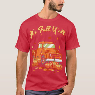 Der Herbst-Yall Pumpkin-Lkw-Herbstgang fällt für T-Shirt