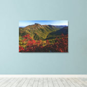 Der Herbstausblick der Linville-Schlucht wird oft  Leinwanddruck (Insitu (Holzboden))