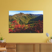 Der Herbstausblick der Linville-Schlucht wird oft  Leinwanddruck (Insitu (Wohnzimmer))