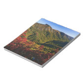 Der Herbstausblick der Linville-Schlucht wird oft  Notizblock (Rotiert)