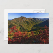 Der Herbstausblick der Linville-Schlucht wird oft  Postkarte (Vorne/Hinten)