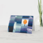 Der Herbstbote - Paul Klee - Moderne Kunst Karte (Vorderseite)