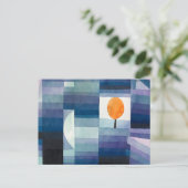 Der Herbstbote - Paul Klee - Moderne Kunst Postkarte (Stehend Vorderseite)