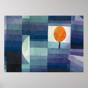 Der Herbstbote von Paul Klee Poster