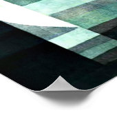 Der Herbstbote von Paul Klee Poster (Ecke)