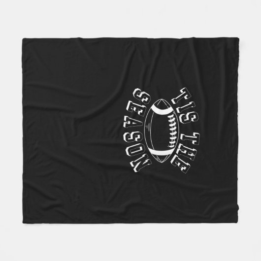 Der Herbstfußball der Saison Fleecedecke (Vorderseite (Horizontal))