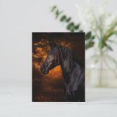 Der Herbsthengst Postkarte (Stehend Vorderseite)