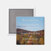 Der Herbstmagnet für das Stille Gebet Magnet (Vorderseite/Rückseite)
