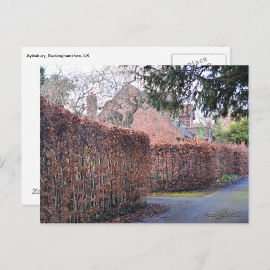 Der Herbsttag Postkarte (Vorne/Hinten)