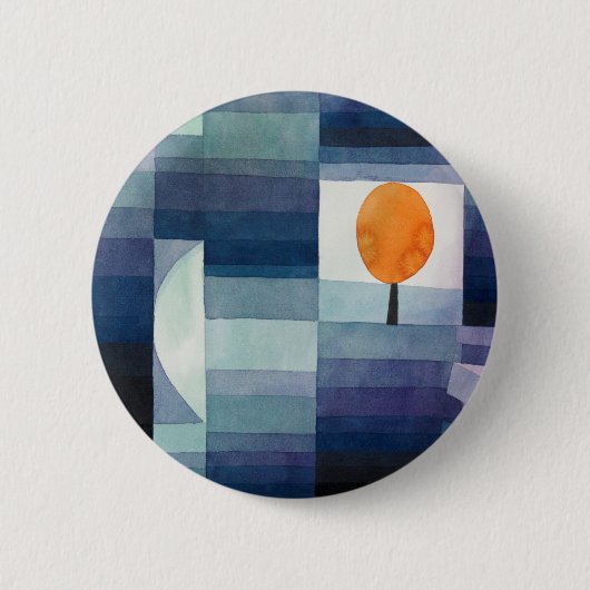 Der Herbstvorbote (1922) von Paul Klee Button (Vorderseite)
