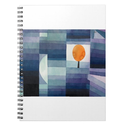 Der Herbstvorbote (1922) von Paul Klee Notizblock (Vorderseite)