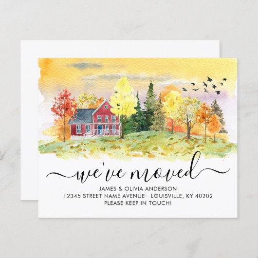 Der Herbstwald, den wir bewegt haben (Vorne/Hinten)