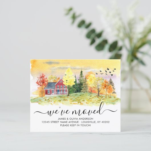 Der Herbstwald, den wir bewegt haben (Stehend Vorderseite)