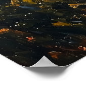 Der Herbstweg entlang des Weges des Impressionismu Poster (Ecke)