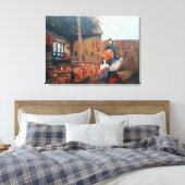 Der Herd des Erbes Leinwanddruck (Insitu (Schlafzimmer))