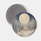Der Herd von Winters Glanz Magnet (Vorderseite/Rückseite)