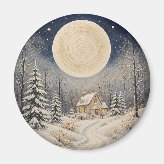 Der Herd von Winters Glanz Magnet (Vorne)
