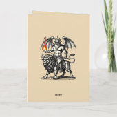 Der Herold des Chaos Asmodeus Karte (Rückseite)