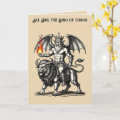 Der Herold des Chaos Asmodeus Karte (Gelbe Blume)
