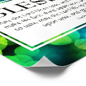 DER HERR BEGEISTERT DICH | Nummern 6:24-26 BLESSIN Poster (Ecke)