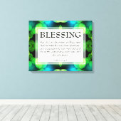 DER HERR BEGEISTERT DICH | Nummern 6:24-26 SESSEN Leinwanddruck (Insitu (Holzboden))