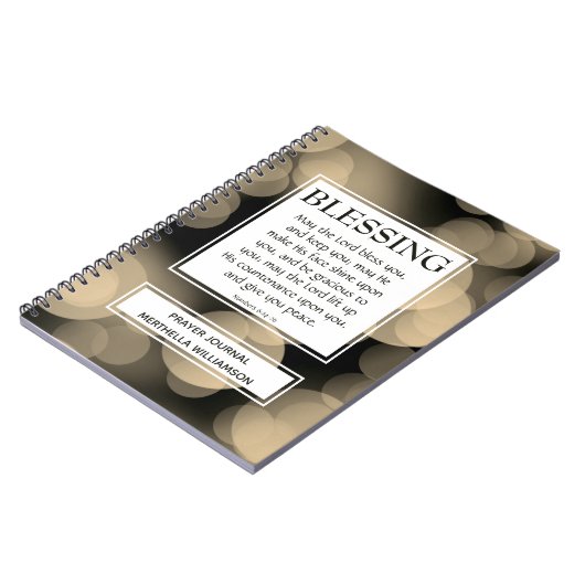 DER HERR BEGEISTERT SIE Zahlen 6:24-26 SESSING Notizblock (Linke Seite)