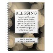 DER HERR BEGEISTERT SIE Zahlen 6:24-26 SESSING Notizblock (Vorderseite)