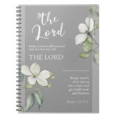 Der Herr Behalte euch von Allerheiligem Psalm 121: Notizblock (Vorderseite)