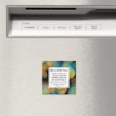 DER HERR BLASE, DASS SIE Zahlen 6:24-26 BLAU Chris Magnet (In Situ (Geschirrspüler))