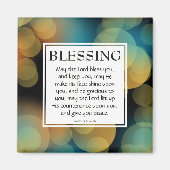 DER HERR BLASE, DASS SIE Zahlen 6:24-26 BLAU Chris Magnet (Vorne)