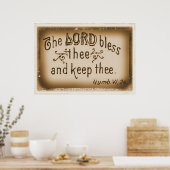 Der Herr bläst dir und Behalte dir Poster (Küche)