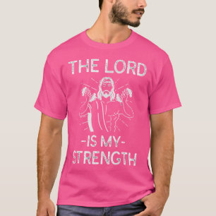 Der Herr Christlich Gym Jesus Workout T-Shirt