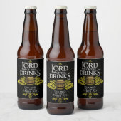 Der Herr der Getränke Bier Bierflaschenetikett (Flaschen)