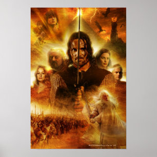 DER HERR DER RINGE: ROTK Aragorn Movie Poster