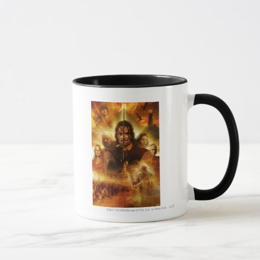 DER HERR DER RINGE: ROTK Aragorn Movie Poster Tasse (Rechts)
