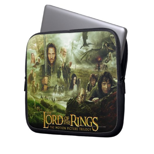 DER HERR DER RINGS-Filmposter Art Laptopschutzhülle (Vorderseite Links)