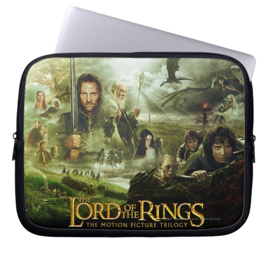 DER HERR DER RINGS-Filmposter Art Laptopschutzhülle (Vorderseite)