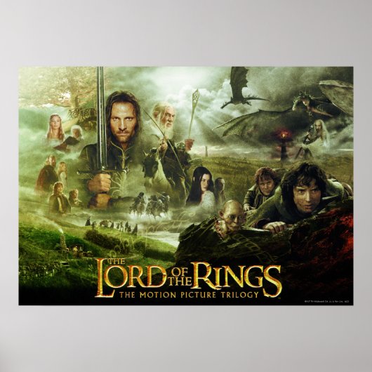 DER HERR DER RINGS-Filmposter Art Poster (Vorne)